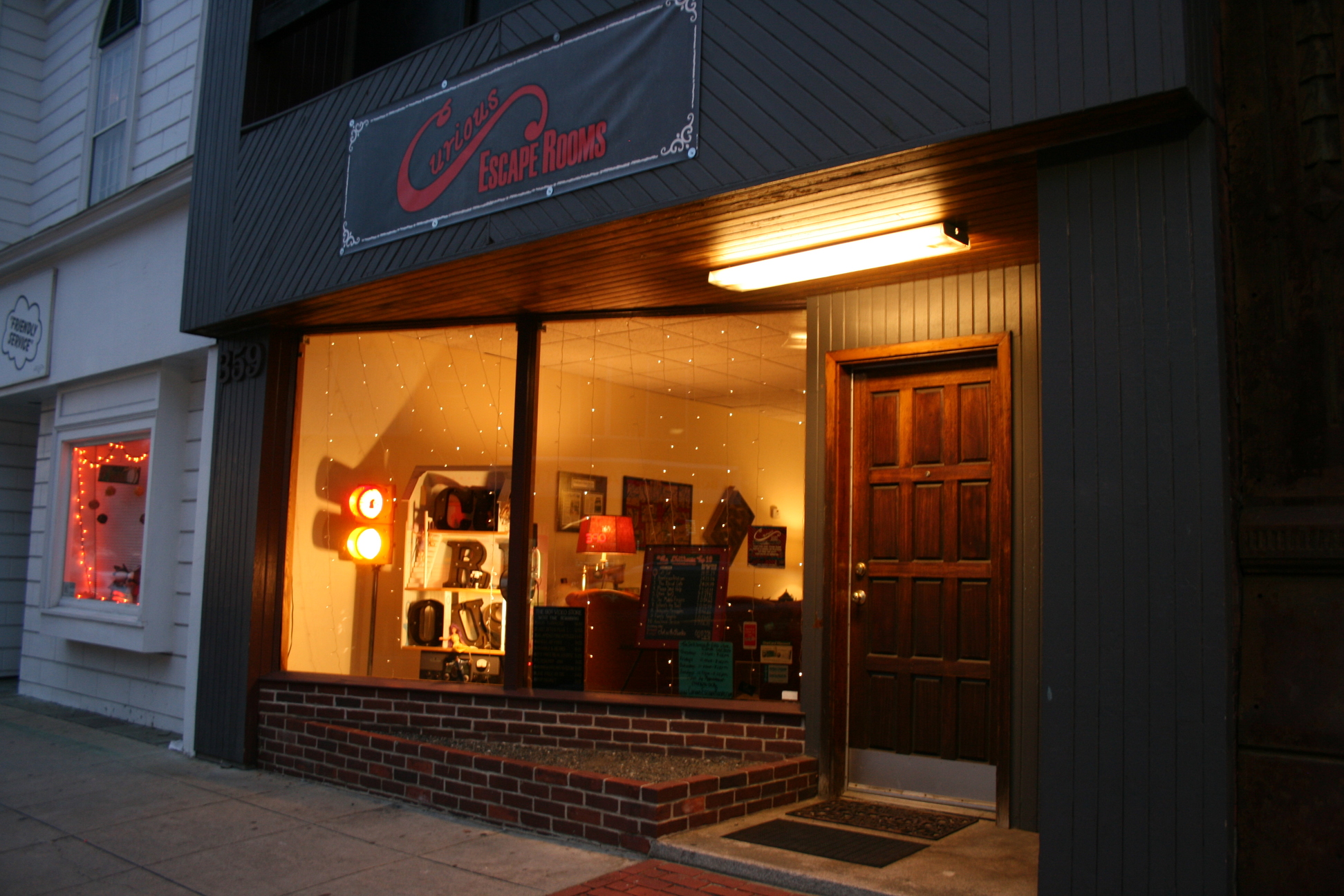 Curious Escape Rooms Storefront